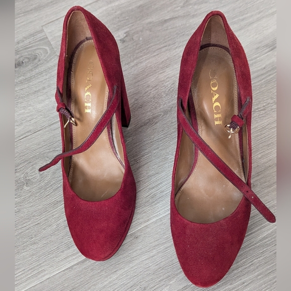 Coach suede Mary Jane platforms - Picture 5 of 7